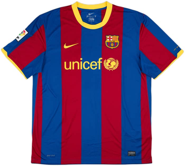 2010-11 Barcelona Home Shirt Messi #10 - 6/10 - (XL)
