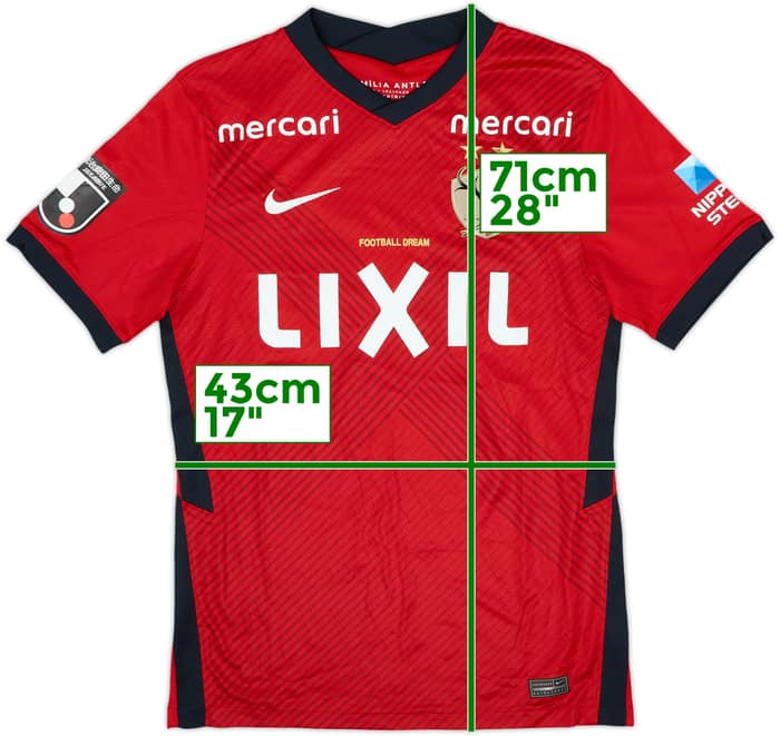 2021 Kashima Antlers Home Shirt - 10/10 - (S)