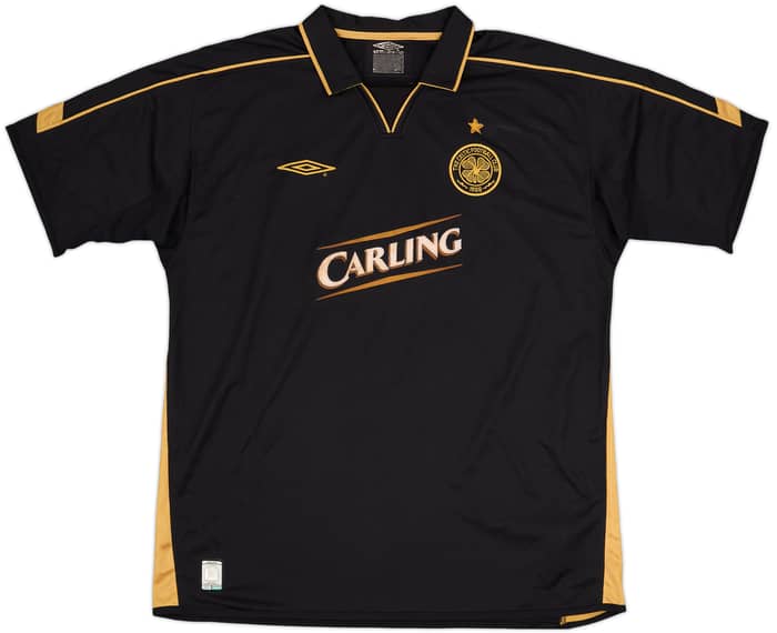 2003-04 Celtic Away Shirt Larsson #7 - 8/10 - (XL)