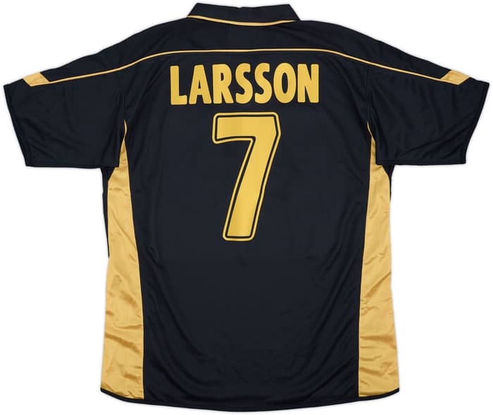 2003-04 Celtic Away Shirt Larsson #7 - 8/10 - (L)