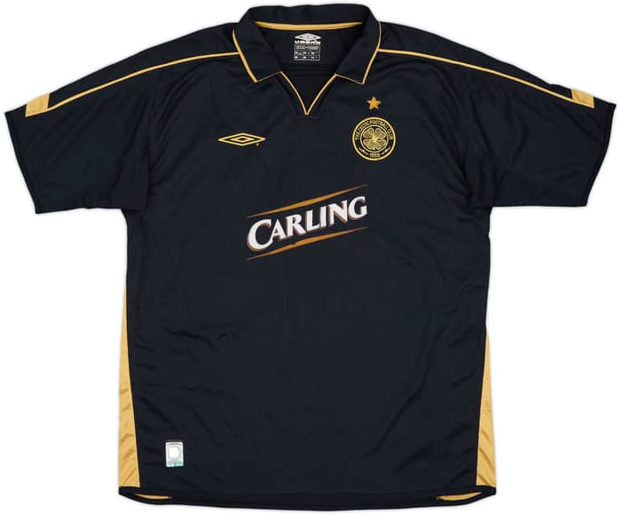 2003-04 Celtic Away Shirt Larsson #7 - 8/10 - (L)