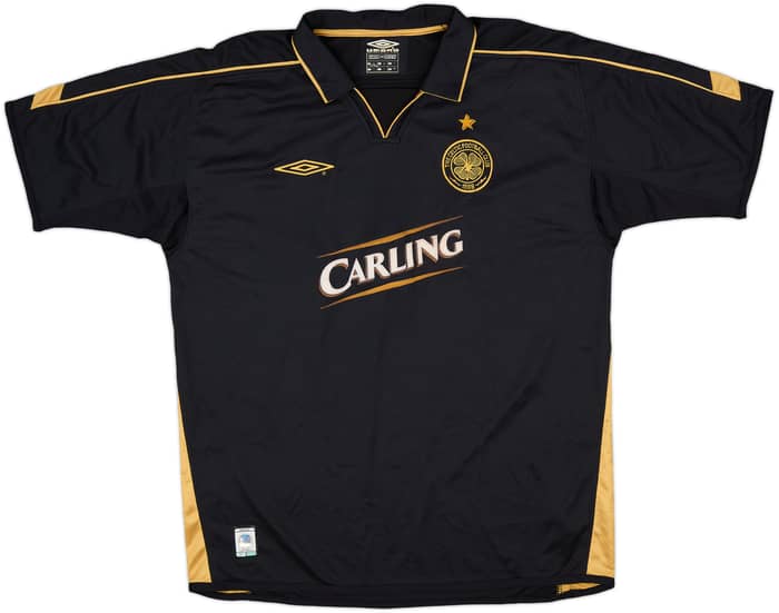 2003-04 Celtic Away Shirt Larsson #7 - 8/10 - (L)