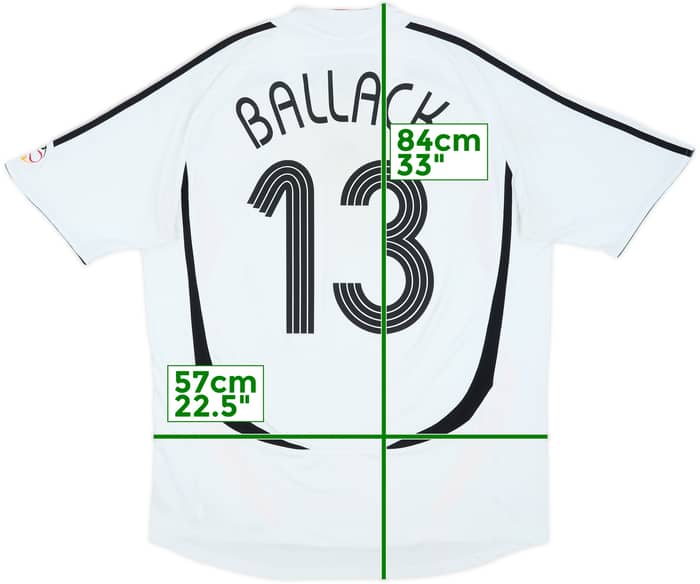 2005-07 Germany Home Shirt Ballack #13 - 6/10 - (L)