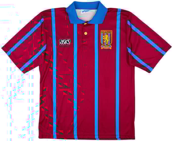 1993-95 Aston Villa Home Shirt McGrath #5 - 8/10 - (M)