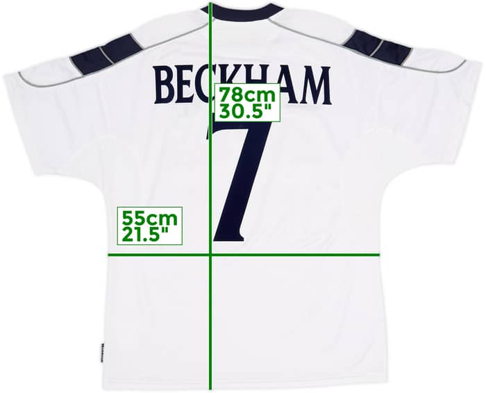 2000-01 Manchester United Away Shirt Beckham #7 - 7/10 - (L)