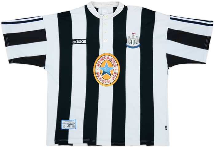 1995-97 Newcastle Home Shirt Shearer #9 - 6/10 - (XL)