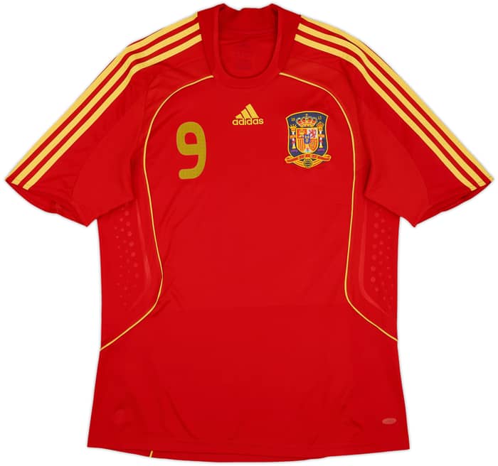 2007-09 Spain Home Shirt Torres #9 - 8/10 - (L)