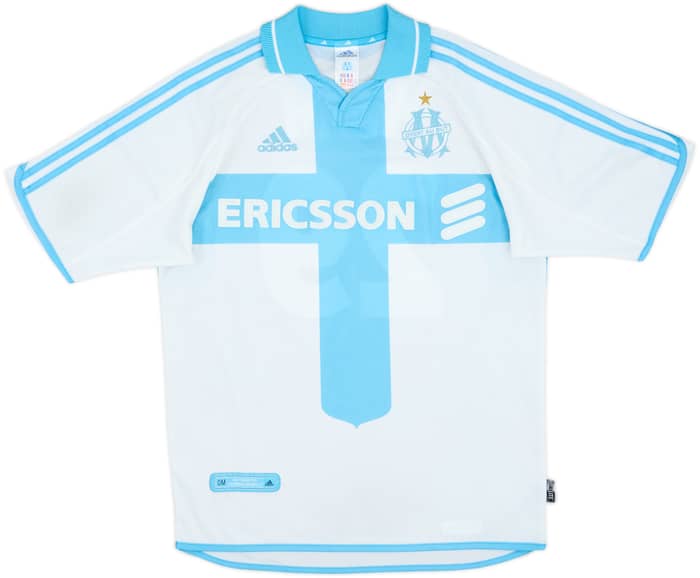 2000-01 Olympique Marseille Home Shirt Weah #29 - 8/10 - (S)