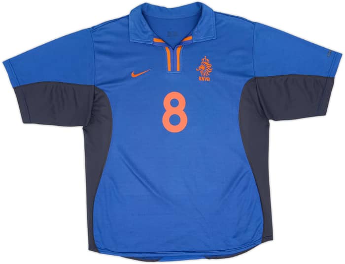 2000-02 Netherlands Away Shirt Davids #8 - 8/10 - (S)