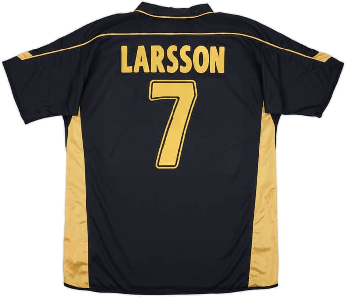 2003-04 Celtic Away Shirt Larsson #7 - 8/10 - (XL)