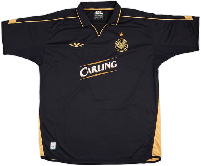 2003-04 Celtic Away Shirt Larsson #7 - 9/10 - (XL)