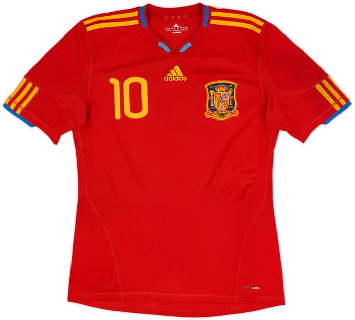 2009-10 Spain Home Shirt Fabregas #10 - 7/10 - (M)