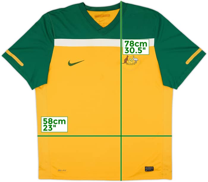 2010-11 Australia Home Shirt - 5/10 - (XL)