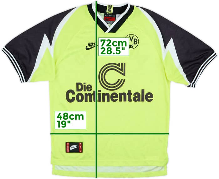 1995-96 Borussia Dortmund Home Shirt - 8/10 - (S)