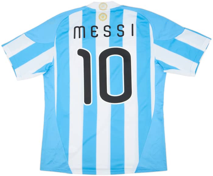 2010-11 Argentina Home Shirt Messi #10 - 5/10 - (L)