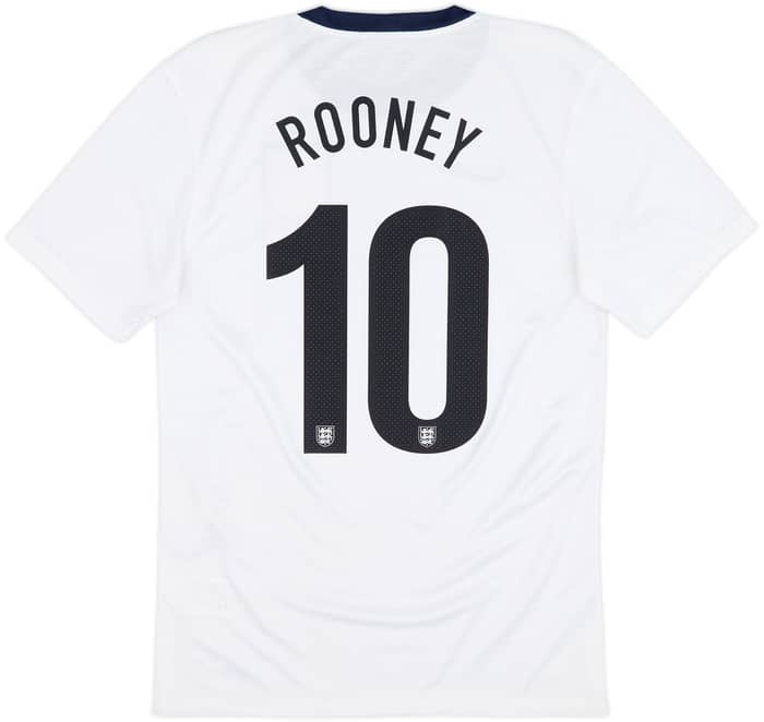 2013 England 150th Anniversary Home Shirt Rooney #10 - 7/10 - (S)