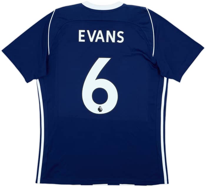 2017-18 West Brom Home Shirt Evans #6 - 6/10 - (M)