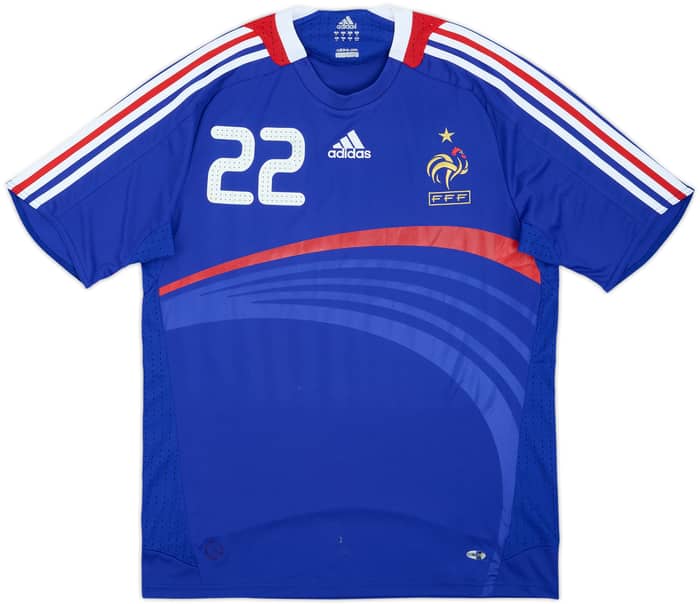 2007-08 France Home Shirt Ribery #22 - 6/10 - (M)