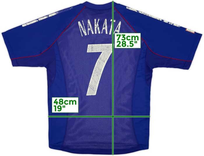 2002-04 Japan Player Issue Home Shirt Nakata #7 - 4/10 - (M)