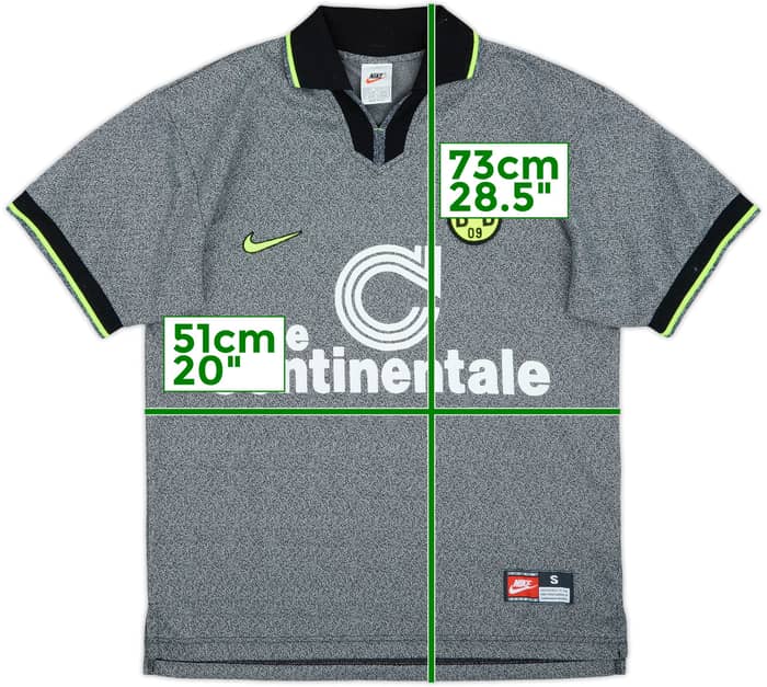 1997-98 Borussia Dortmund Away Shirt - 8/10 - (S)