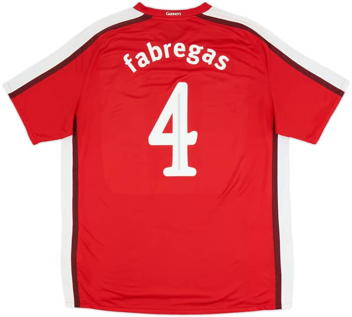 2008-10 Arsenal Home Shirt Fabregas #4 - 6/10 - (XXL)