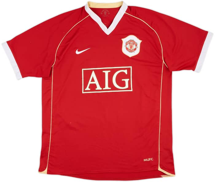 2006-07 Manchester United Home Shirt Ronaldo #7 - 7/10 - (L)