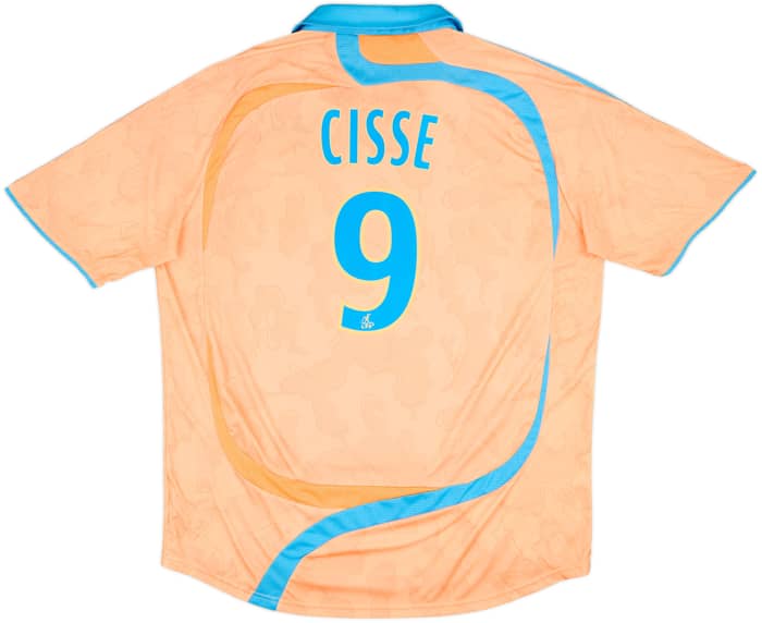 2007-08 Olympique Marseille Third Shirt Cisse #9 - 8/10 - (XL)