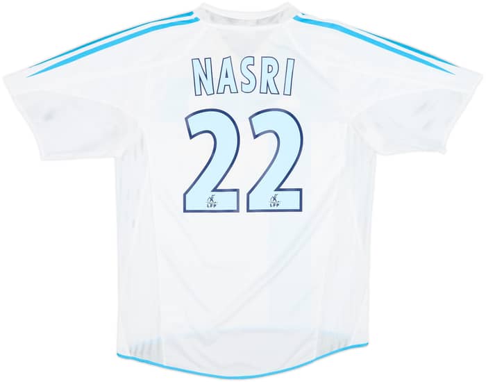 2004-05 Olympique Marseille Home Shirt Nasri #22 - 8/10 - (S)