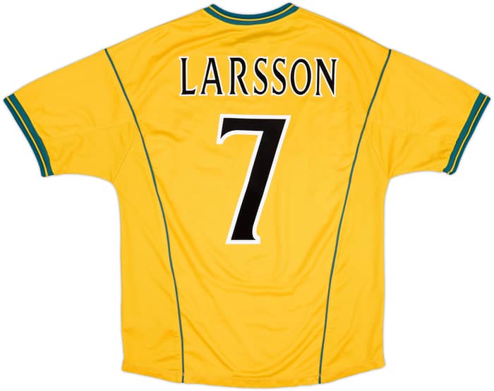2000-02 Celtic Away Shirt Larsson #7 - 7/10 - (L)