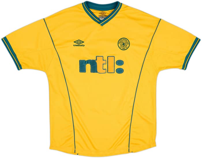 2000-02 Celtic Away Shirt Larsson #7 - 7/10 - (L)