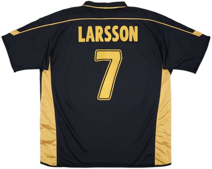 2003-04 Celtic Camiseta Visitante Larsson #7 - 6/10 - (XXL)