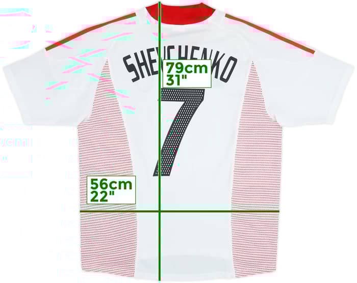 2002-03 AC Milan Away Shirt Shevchenko #7 - 8/10 - (L)
