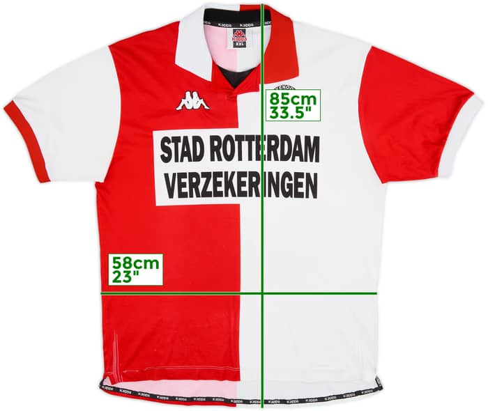 2000-01 Feyenoord Camiseta Local - 7/10 - (XXL)