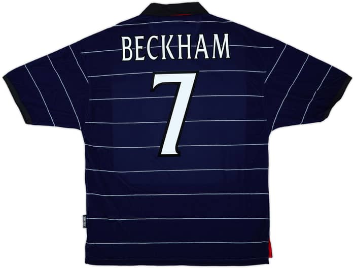 1999-00 Manchester United Away Shirt Beckham #7 (M)
