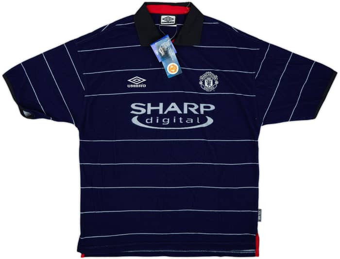 1999-00 Manchester United Away Shirt Beckham #7 (M)