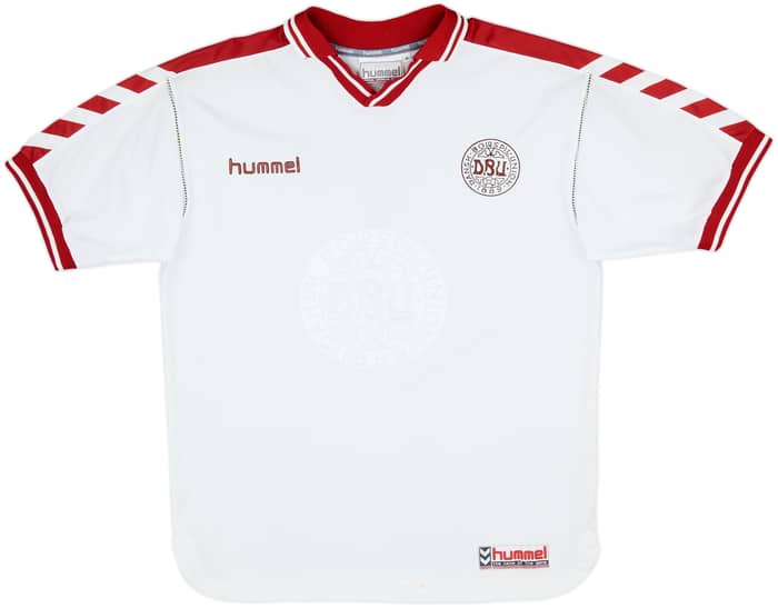 Camiseta de visitante de Dinamarca 1998-00 - 8/10 - (M)