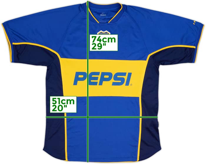 2002 Boca Juniors Camiseta Local - 6/10 - (M)