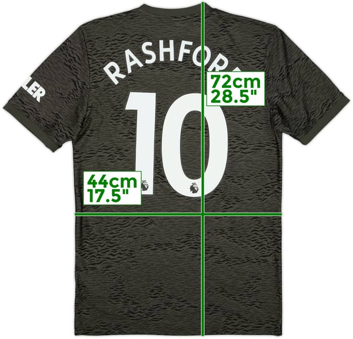 2020-21 Manchester United Away Shirt Rashford #10 - 8/10 - (S)