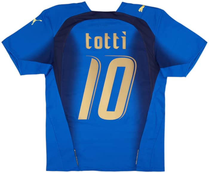 2006 Italy Home Shirt Totti #10 - 8/10 - (S)
