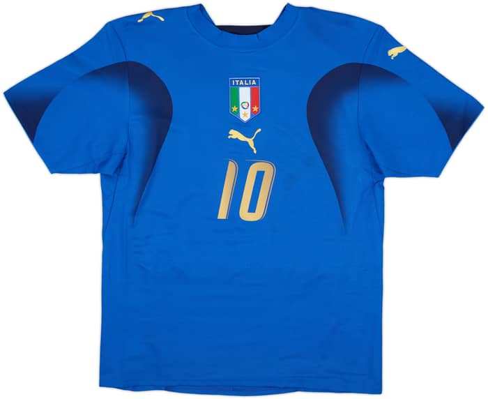 2006 Italy Home Shirt Totti #10 - 8/10 - (S)