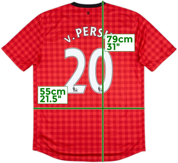 2012-13 Manchester United Home Shirt v.Persie #20 - 8/10 - (L)