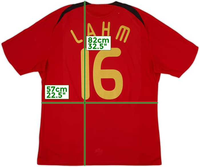 2008-09 Germany Away Shirt Lahm #16 - 8/10 - (XL)