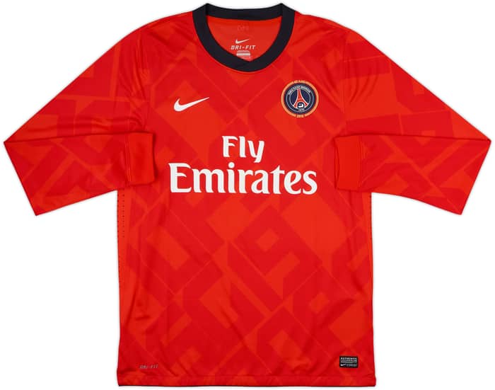 2010-12 Paris Saint-Germain '40 ANS' Player Issue Home/Third L/S Shirt Makelele #4 - 7/10 - (L)