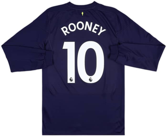 2017-18 Everton Third L/S Shirt Rooney #10 - 10/10 - (S)