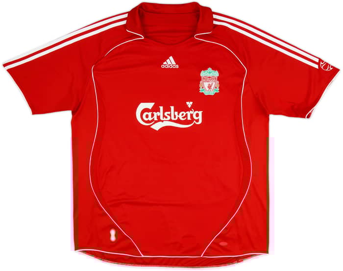 2006-08 Liverpool Home Shirt Gerrard #8 - 6/10 - (XXL)