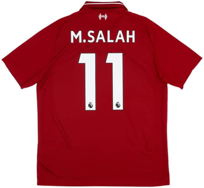 2018-19 Liverpool 'CL Winners' Home Shirt M.Salah #11 - 7/10 - (M)