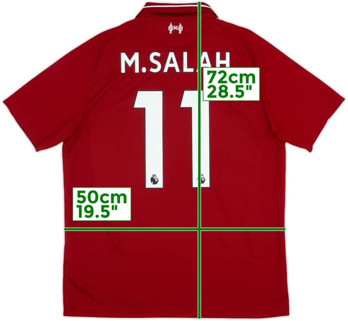 2018-19 Liverpool 'CL Winners' Home Shirt M.Salah #11 - 7/10 - (M)