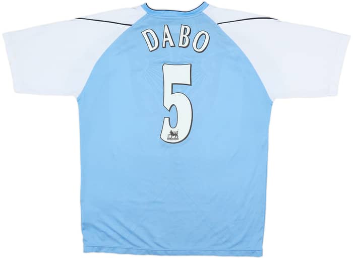2006-07 Manchester City Home Shirt Dabo #5 - 7/10 - (L)