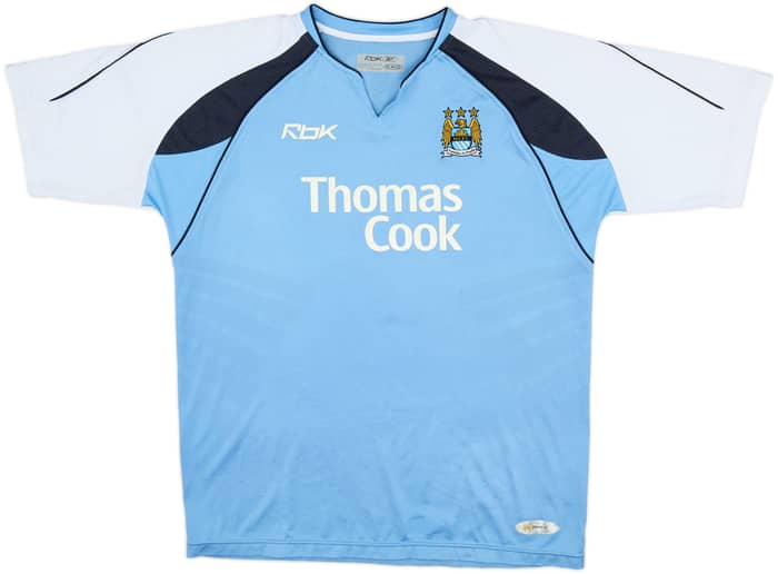 2006-07 Manchester City Home Shirt Dabo #5 - 7/10 - (L)