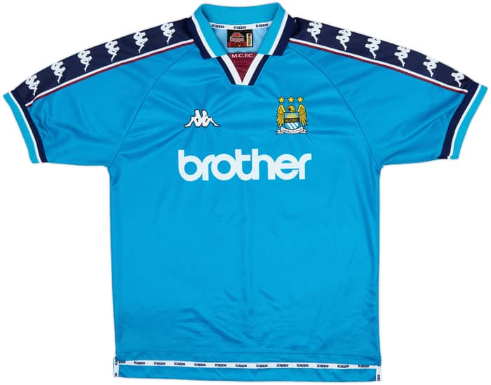 1997-99 Manchester City Home Shirt - 6/10 - (L)